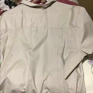One tan guayabera shirt xlarge